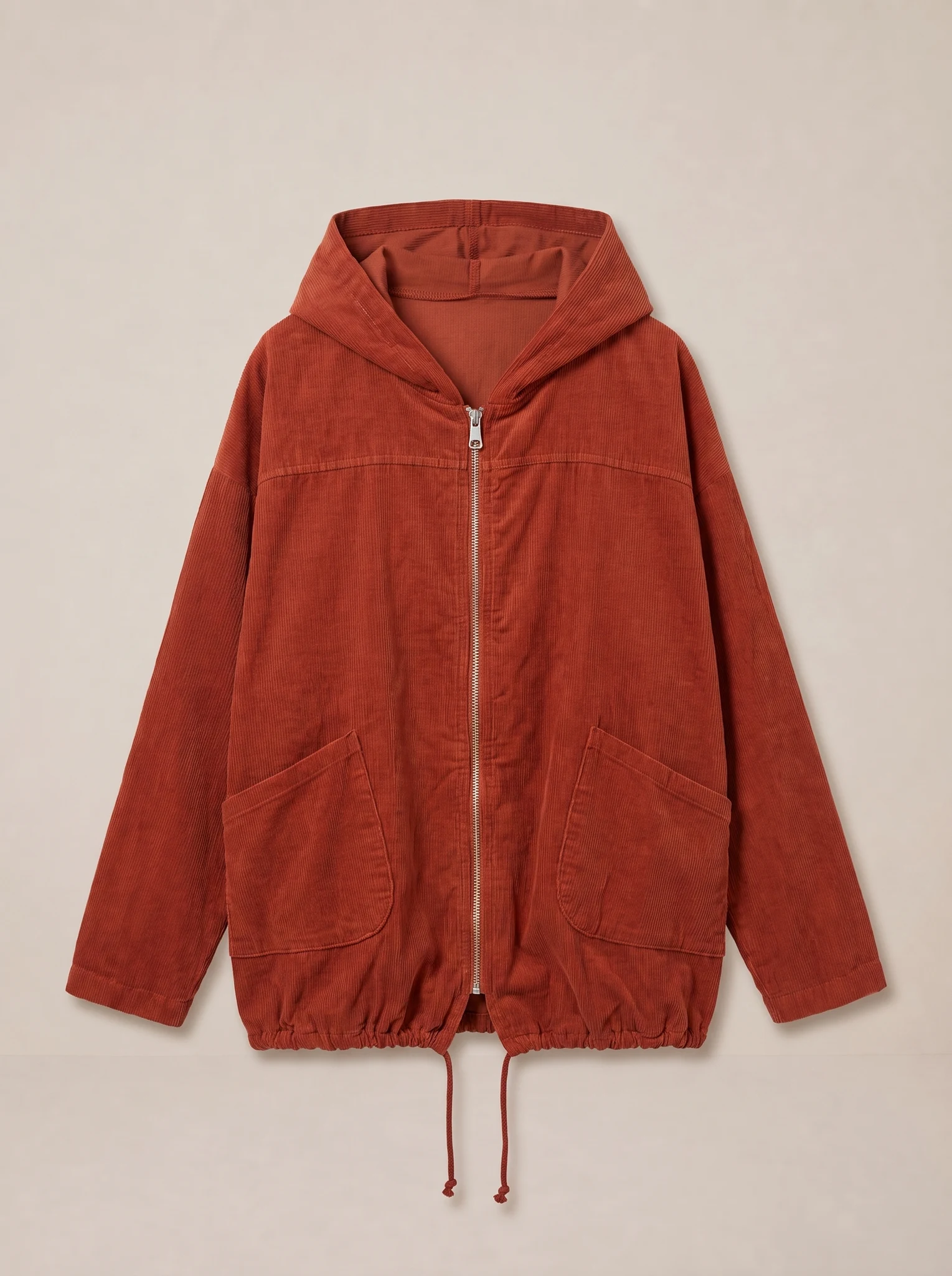 Campera Corderoy — vista de frente